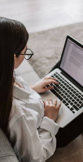 Photo by Vlada Karpovich: https://www.pexels.com/photo/woman-working-at-home-using-her-laptop-4050290/